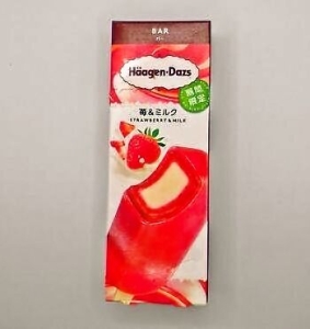 ハーゲンダッツ バー「苺＆ミルク」期間限定
