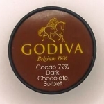 GODIVA カップアイス カカオ72％ ダークチョコレートソルベ