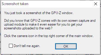 Windows用フリーソフト『GPU-Z』のスクリーンショットです。