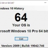 Windows用フリーソフト『OS Detect』のスクリーンショットです。