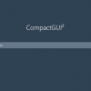 Windows用フリーソフト『CompactGUI』のスクリーンショットです。