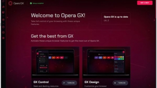 Windows用フリーソフト『Opera GX』のスクリーンショット