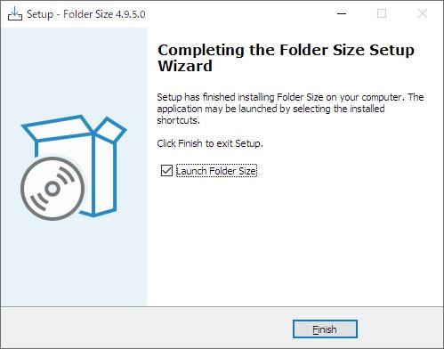 Windows用フリーソフト『Folder Size』のスクリーンショットです。