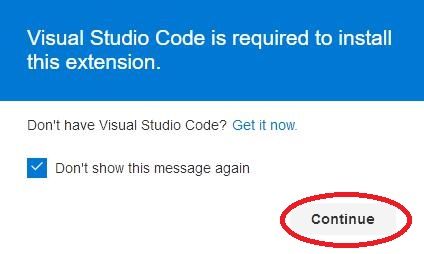 Visual Studio Code インストール手順を説明しているスクリーンショット