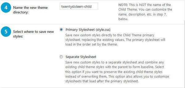 WordPressプラグイン「Child Theme Configurator」のスクリーンショット