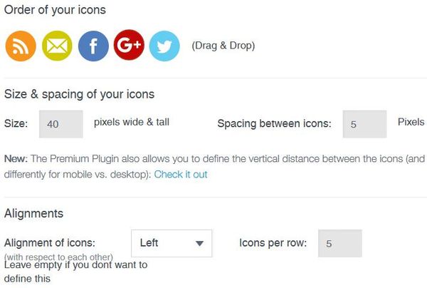 WordPressプラグイン「Social Media Share Buttons and Social Icons」のスクリーンショット