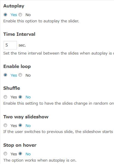 WordPressプラグイン「Slider by 10Web」のスクリーンショット