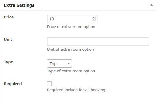 WordPressプラグイン「WP Hotel Booking」のスクリーンショット