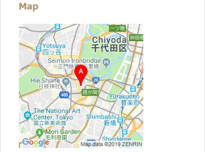 WordPressプラグイン「Google Maps Widget」のスクリーンショット