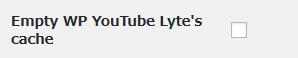 WordPressプラグイン「WP YouTube Lyte」のスクリーンショット