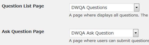 WordPressプラグイン「DW Question Answer」のスクリーンショット