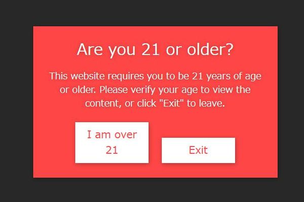 WordPressプラグイン「Responsive Age Verification」のスクリーンショット